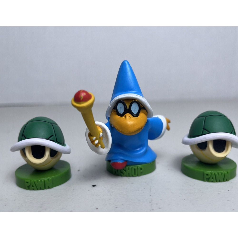 Nintendo Super Mario Bros Chess Set Replacement Piece Koopa Goomba Cake Toppers - Picture 2 of 14